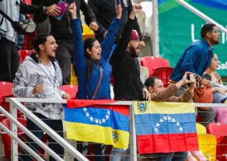 hinchas venezolanos en Lima 2019