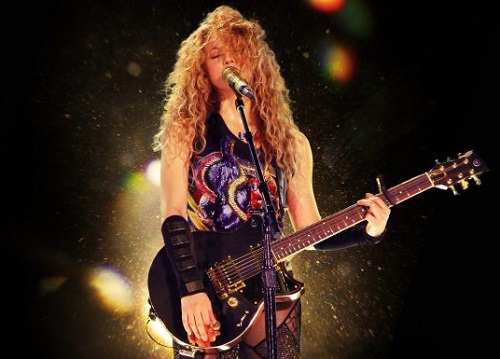 Shakira en su gira El Dorado