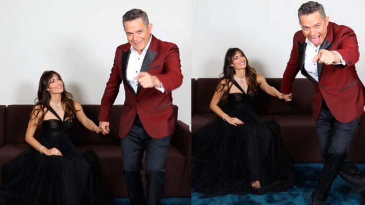 Alejandro Sanz y Rachel Valdez