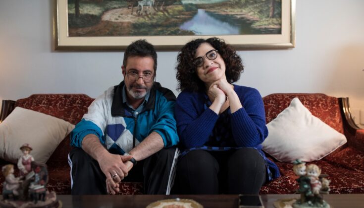 Raúl con Soledad