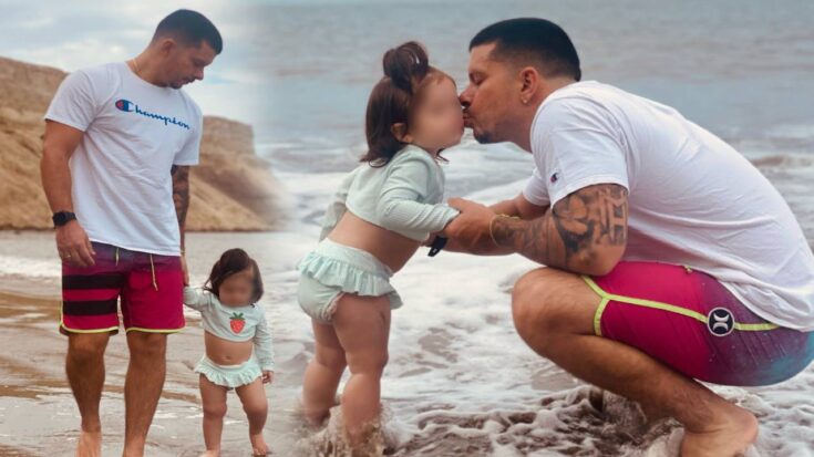 Mario Hart enterneció las redes sociales con postales junto a su hija. Foto: Instagram