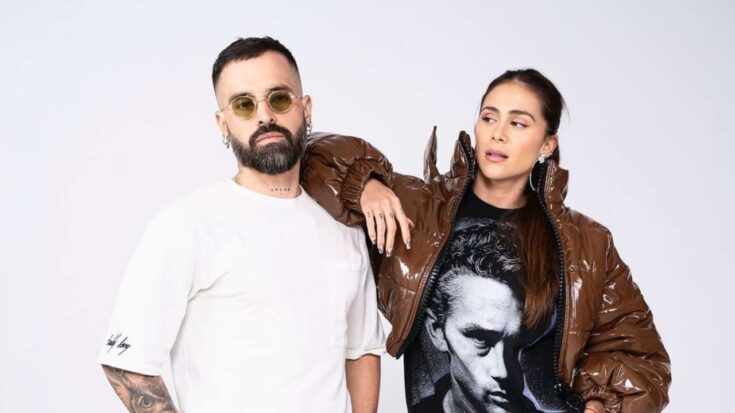 Mike Bahia y Greeicy