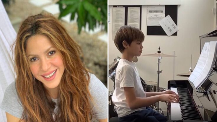 Shakira comparte cómo su hijo de ocho años tiene inclinaciones artísticas. Foto: Instagram