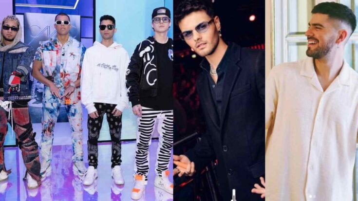 CNCO y abraham mateo en lima