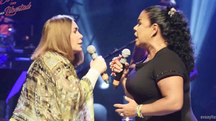 Eva Ayllón y Tania Libertad