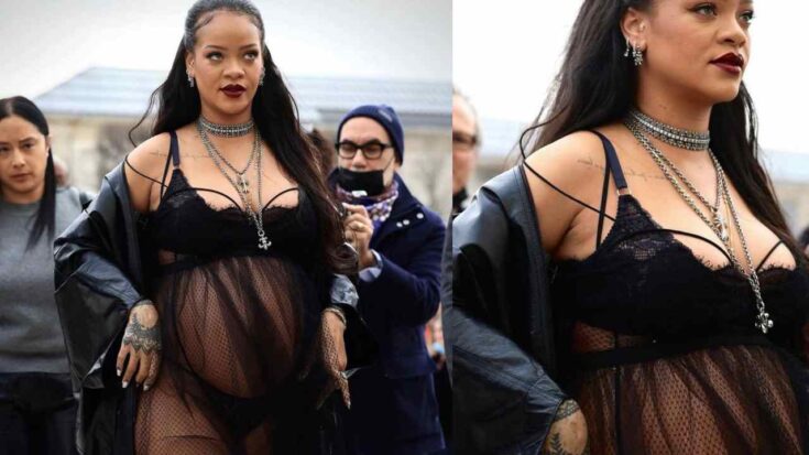 Rihanna en el Paris Fashion Week