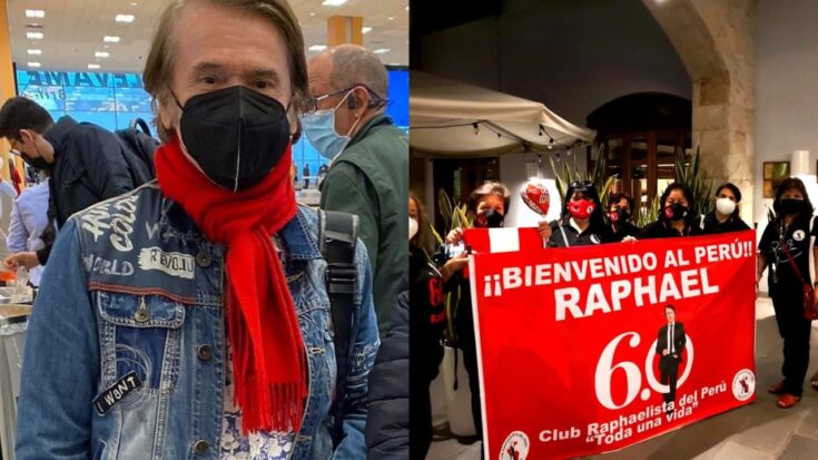 Raphael ya está en Lima para brindar su único concierto.