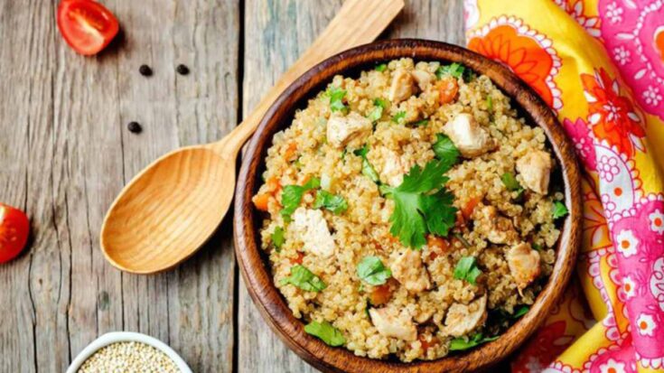 Arroz chaufa de quinua