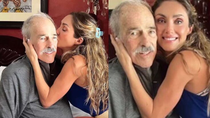 Anahí se despide de Andrés García