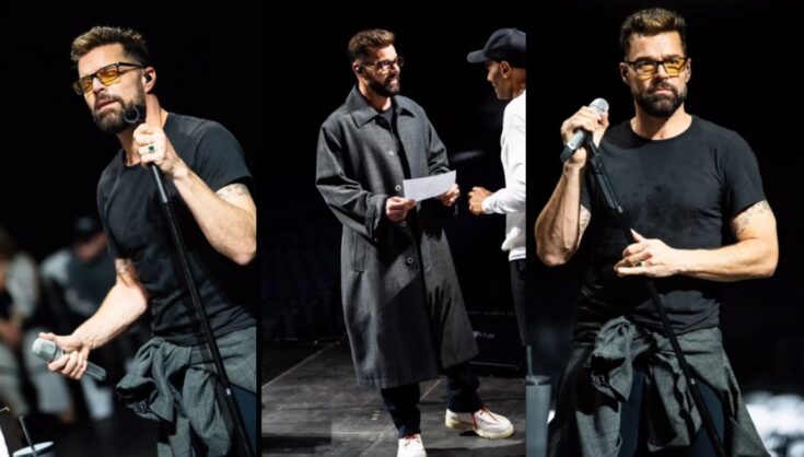 Ricky Martin en su concierto en Lima. tvolima.pe