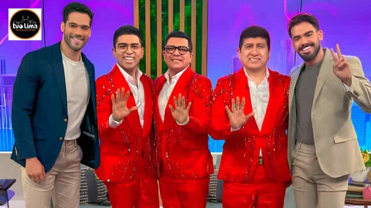 Guty Carrera y el grupo 5 en telemundo