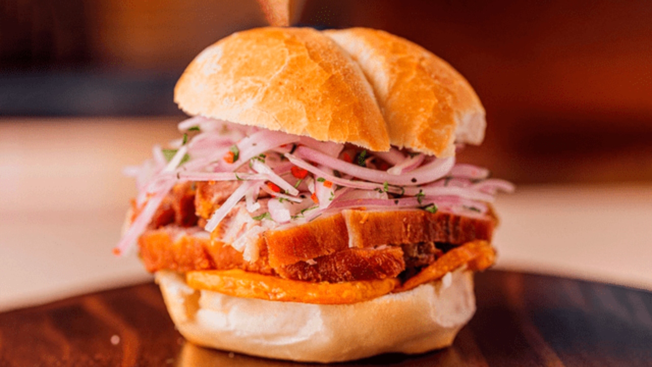 pan con chicharron