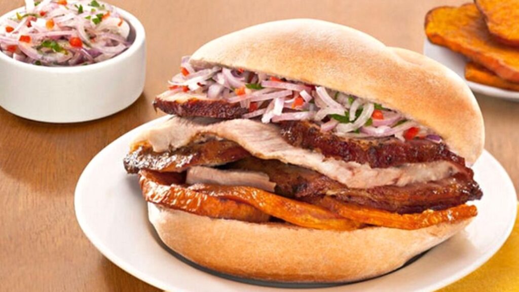 pan con chicharron