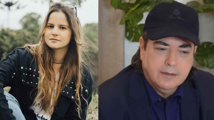 Jaime Bayly y su esposa